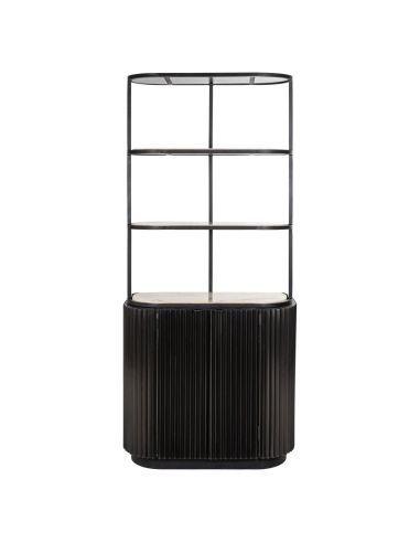 Hampton dark brown storage cabinet