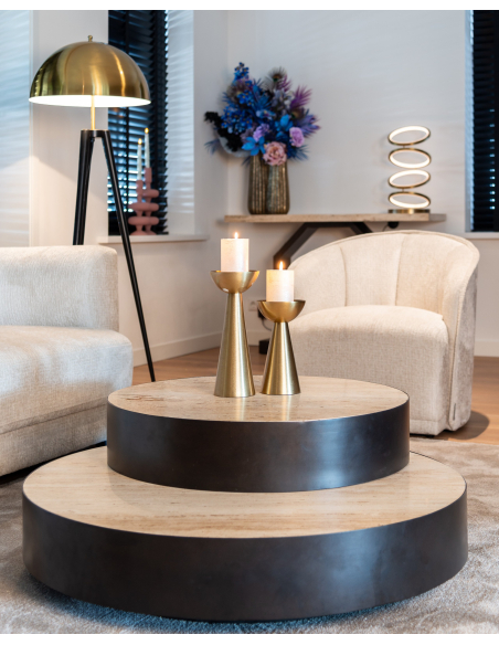 Tischlampe Jaimin brushed gold