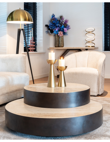 Tischlampe Jaimin brushed gold
