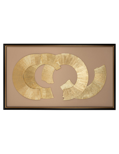 Wanddecoratie Eden zwart/goud