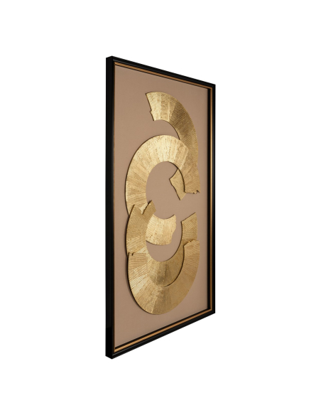 Wanddecoratie Eden zwart/goud