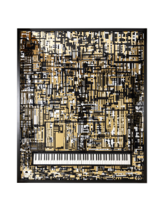 Wibi wall art black/gold