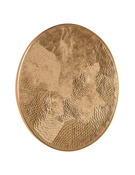 Wandkunst Bloom Gold