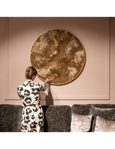 Bloom gold wall art