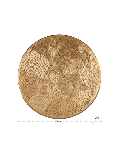 Wandkunst Bloom Gold