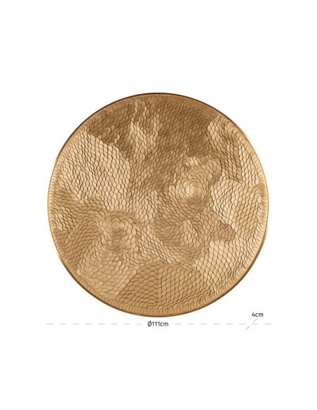 Arte murale Bloom gold