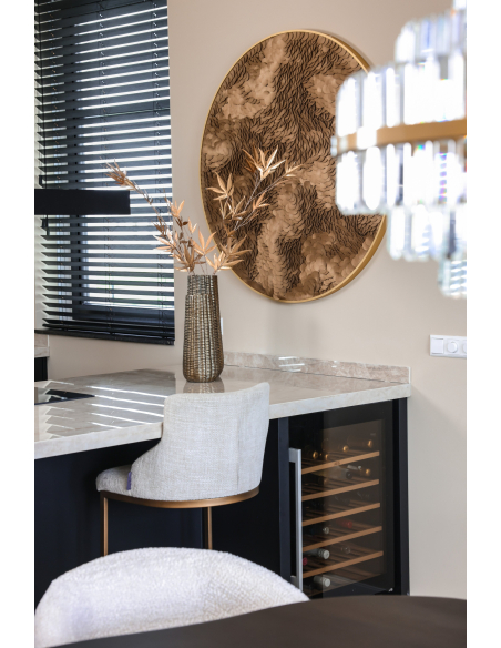 Bloom gold wall art