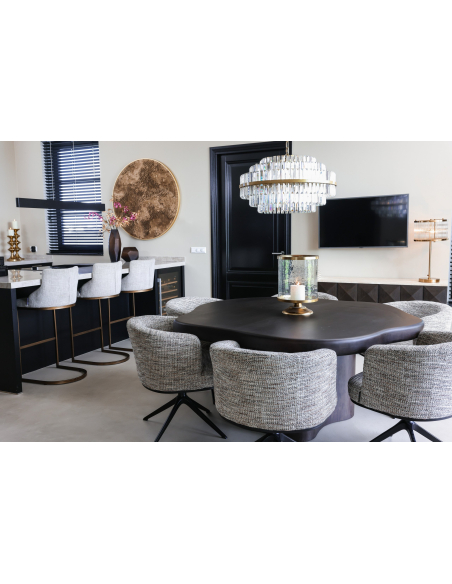 Bloom gold wall art