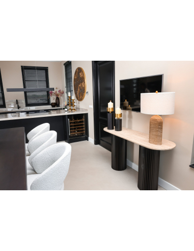Wanddecoratie Bloom goud