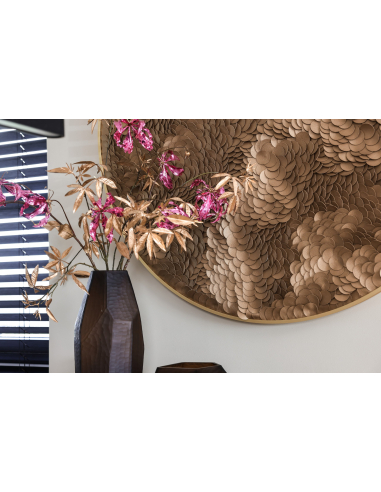 Bloom gold wall art