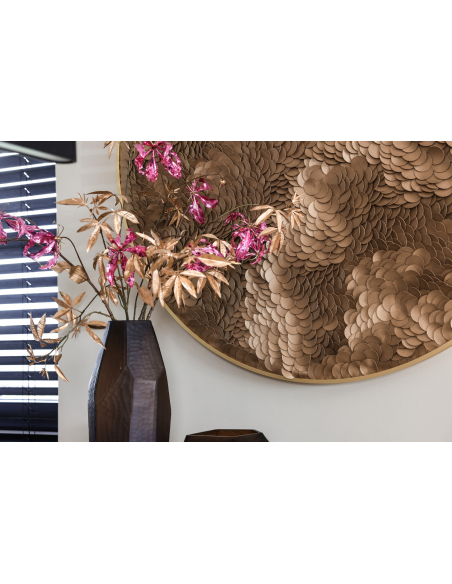 Bloom gold wall art