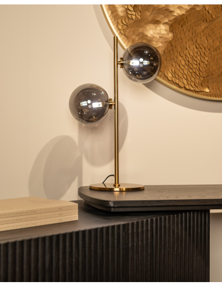 Wanddecoratie Bloom goud