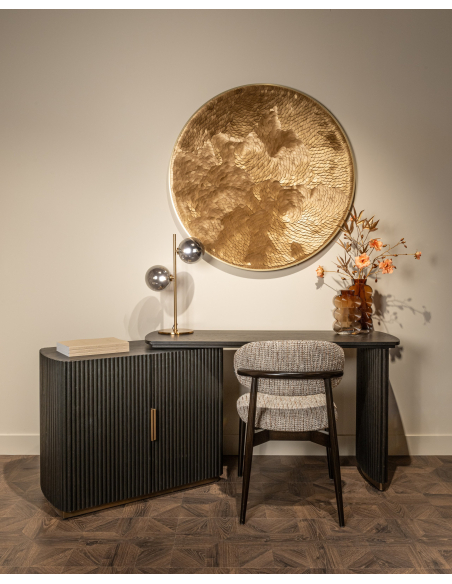 Bloom gold wall art