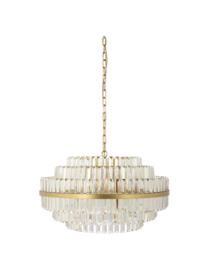 Lampadario Desire brushed gold grande