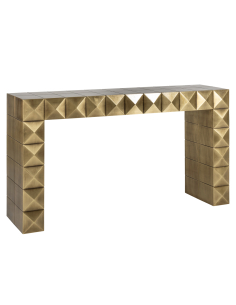 Console Collada brushed gold