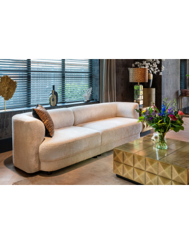 Mesita de noche Collada brushed gold