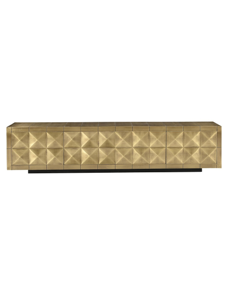 Collada TV unit brushed gold