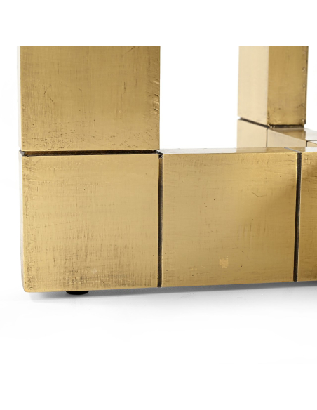 Mesa de comedor Collada black/gold 130Ø