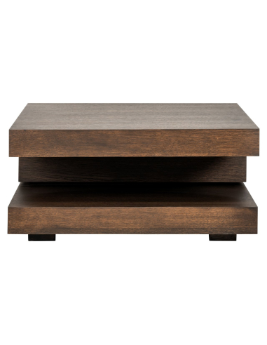 Couchtisch Oakura braun 90x90