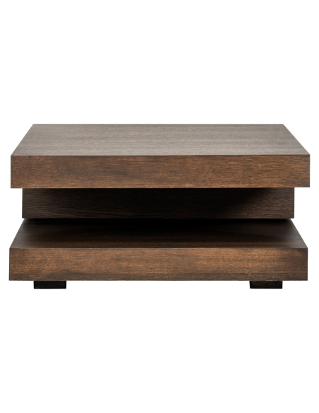 Couchtisch Oakura braun 90x90