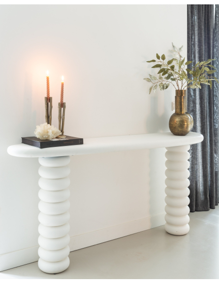 Consola Bloomstone blanca 170