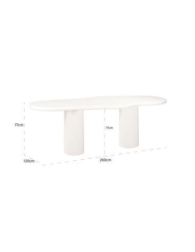 Tavolo da pranzo Bloomstone white 260