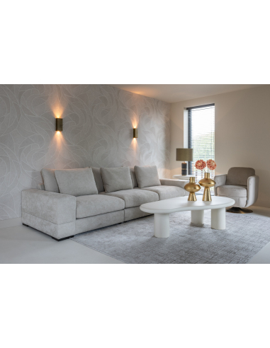 Bijzettafel Bloomstone white