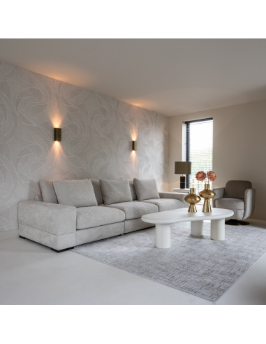 Bijzettafel Bloomstone white
