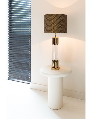 Bijzettafel Bloomstone white