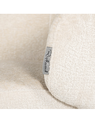 Eetkamerstoel Amphara FR witte brandvertragende chenille