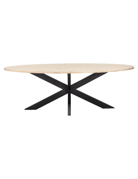 Ovale eettafel Avalon brons 230