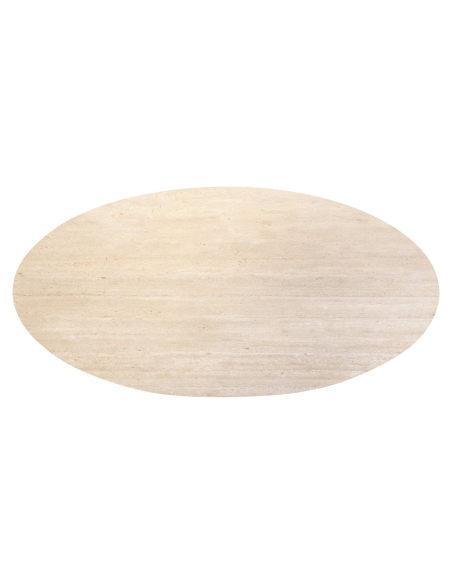 Ovale eettafel Avalon brons 230