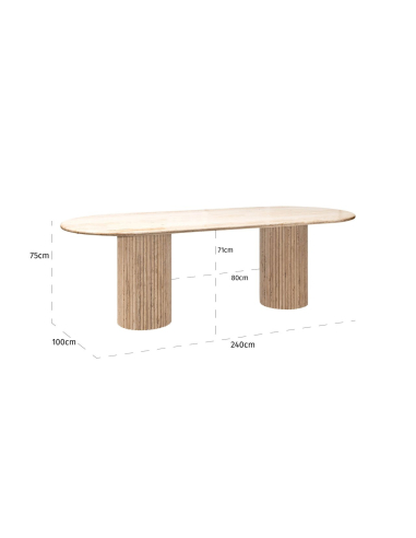 Eettafel La Cantera beige 240