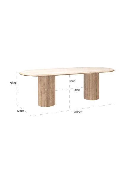 Table à manger La Cantera beige 240