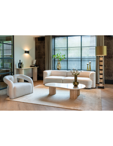 La Cantera beige console table