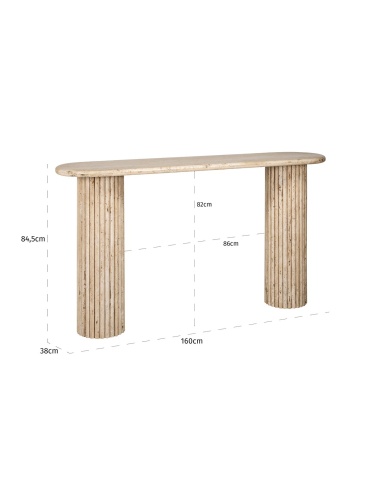 La Cantera beige console table
