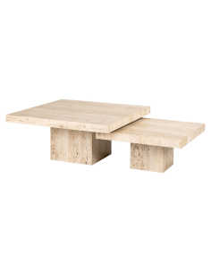 Salontafel La Cantera beige (Set van 2)