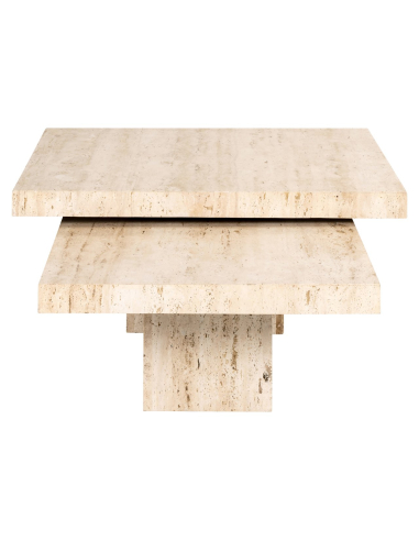 Salontafel La Cantera beige (Set van 2)