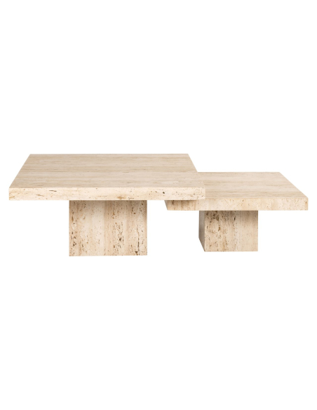 Salontafel La Cantera beige (Set van 2)