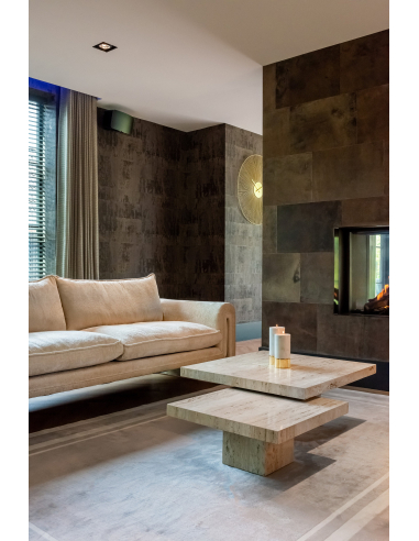 Mesa de centro La Cantera beige (Set of 2)