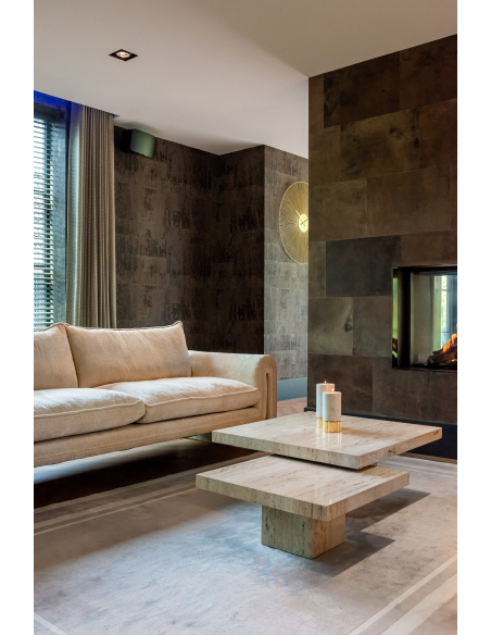 Mesa de centro La Cantera bege (Conjunto de 2)