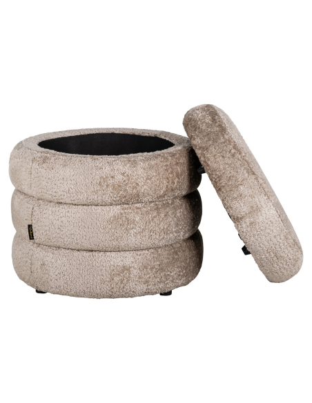 Adele sheep natural pouf & footstool