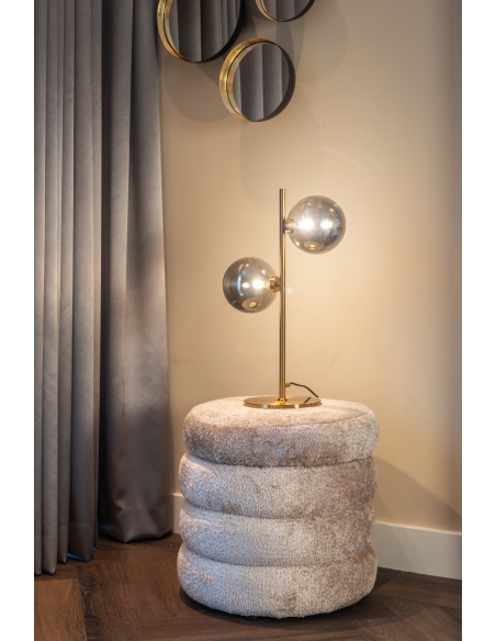Adele sheep natural pouf & footstool