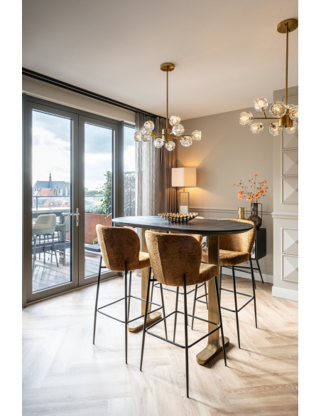 Bartafel Revelin zwart/goud 140