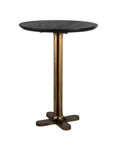 Table de bar Revelin black/gold 81Ø