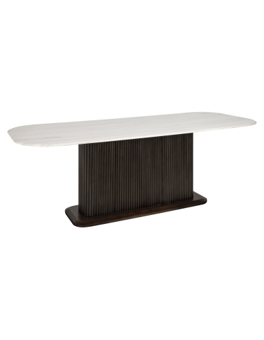 Mesa de jantar Mayfield castanho 230