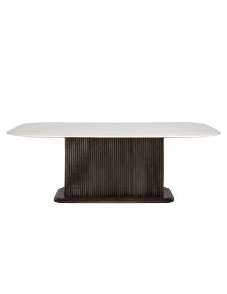 Mesa de jantar Mayfield castanho 230