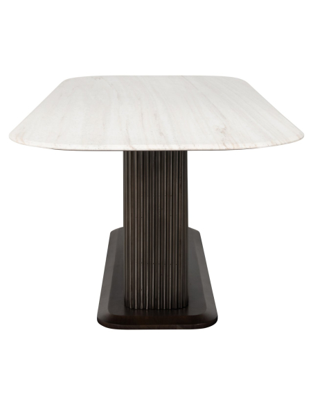 Mesa de jantar Mayfield castanho 230