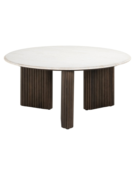 Salontafel Mayfield bruin 90Ø