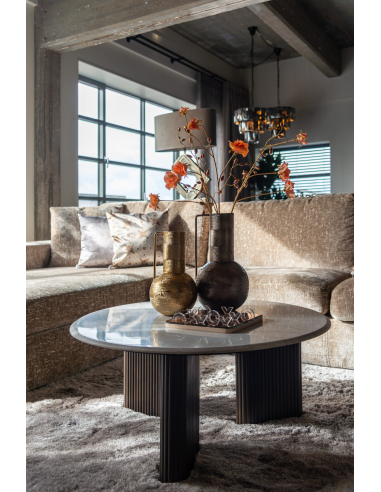 Couchtisch Mayfield brown 90Ø